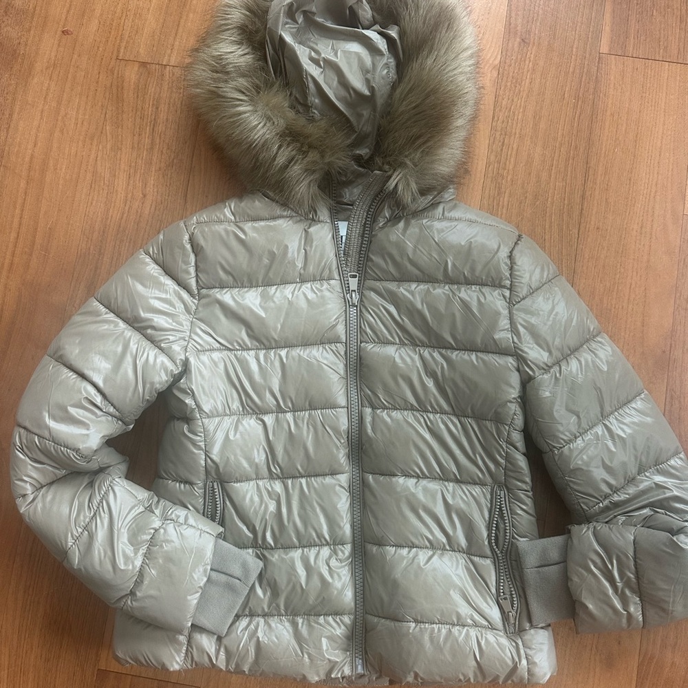 Zara Tan Puffer Jacket